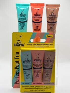 Dr. PAWPAW Perfect Pout Trio (3-Piece Multipurpose Lip Balm Set) 💰 MSRP: $20.00